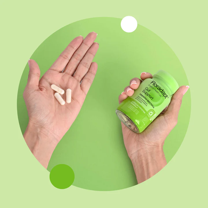 A person holding Floradapt