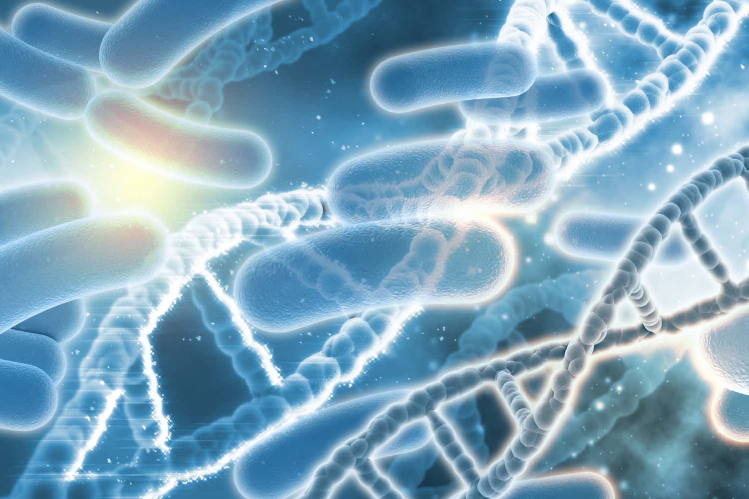 Closeup of probiotics