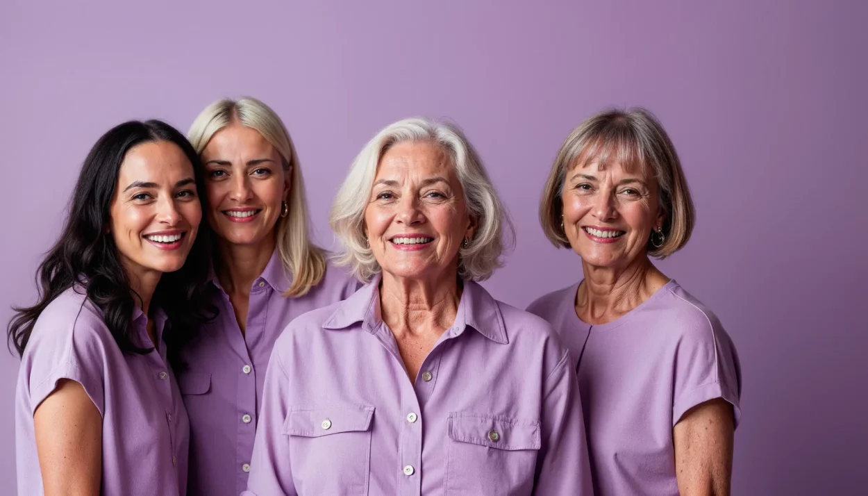 Portrait of four women of different ages
